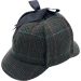 Checked Sherlock Holmes Deerstalker Hat