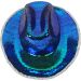 Sequins Fancy Cowboy Hat