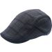 Classic Adjustable Check Flat Cap
