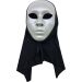 Spooky Halloween Full Face Plain Mask (12Pcs)