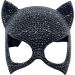 Fancy Black Catwoman Masquerade Mask 
