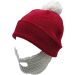 Red Knitted Christmas Beanie (12Pcs)