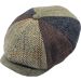 100% Wool Patchwork Newsboy Cap