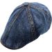 Denim Cotton Summer Flat Cap