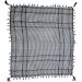 Black & White Keffiyeh Square Scarf
