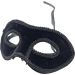 Classic Black Velvet Domino Mask