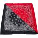 Two-Tone Diagonal Paisley Bandana (12Pcs)