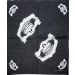 Black Skeletal Jaw Bandana (12Pcs)
