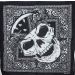 Large Skull Paisley Bandana (12Pcs)