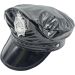 Fancy Glossy Black Police Hat