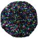 Womens Rainbow Sequins French Berets