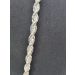 Long Silver Rope Chain (12Pcs)