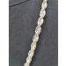 Medium-Sized Silver Rope Chain (12Pcs)