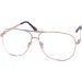 Clear Rose Gold Aviator Sunglasses