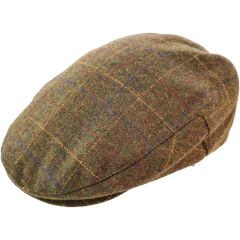 Classic Tweed Checked Flat Cap