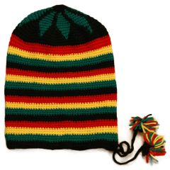 Pan African Extra Large Knitted Rasta Hat