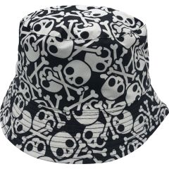 Summer Skeleton Fisherman Bucket Hats (12Pcs)