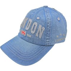 London Denim Baseball Caps (12Pcs)