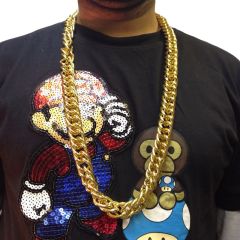 50cm Long Gold Style Hip Hop Costume Chain