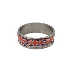Silver Union Jack Rings (Box-36Pcs)