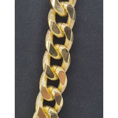 Gold Metal Hip Hop Chain (12Pcs)