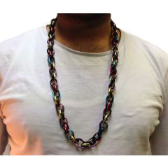 33cm Long Multi-Coloured Hip Hop Costume Chain