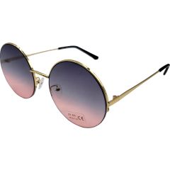 Large Two Tone Round Sunglasses (12Pcs)