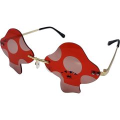 Mushroom Shape Rimless Sunglasses (12Pcs)