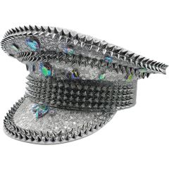 Fancy Party Sequin Military Festival Hat