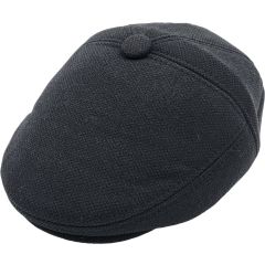 Winter Newsboy Flat Cap With Ear Flaps