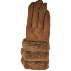 Womens Faux Suede Gloves (12pcs)