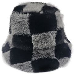 Winter Faux Fur Fluffy Bucket Hats
