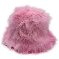 Winter Faux Fur Fluffy Bucket Hats (12Pcs)