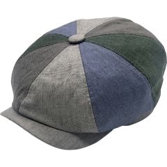 Summer Patchwork Newsboy Cap