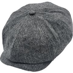 Herringbone Newsboy Cap (12Pcs)
