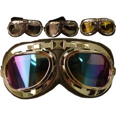 Novelty Retro Motorcycle Biker Goggles