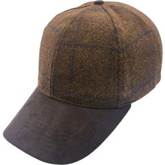 Wool & Suede Baseball Cap Hat