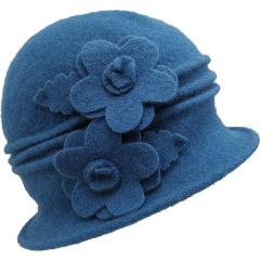 Women's Wool Vintage Cloche Hat