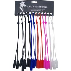 Safety Glasses Rubber Stretchy Neck Strap (12Pcs)