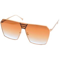 Oversized Unisex Rectangular Sunglasses(12Pcs)