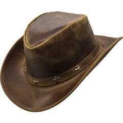 Geniune Leather Cowboy Hat