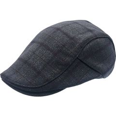 Classic Adjustable Check Flat Cap