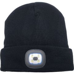 Light-Up Knitted Beanie with Lining (12Pcs)