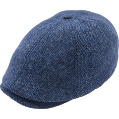 100% Wool 6-Panel Flat Cap
