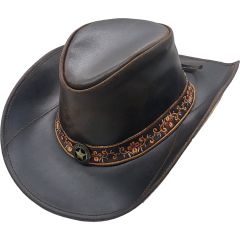 Genuine Leather Cow boy Hat