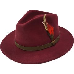 Classic Wool Felt Fedora Hat