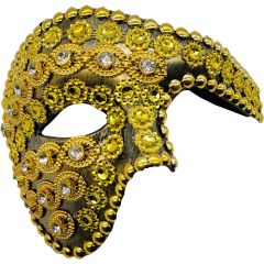 Fancy Phantom Crystal Opera Mask