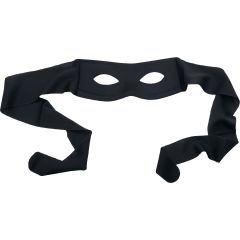 Highwayman Robber Fancy Black Mask (12Pcs)
