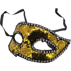 Sequin Mardi Gras Masquerade Mask (12Pcs)