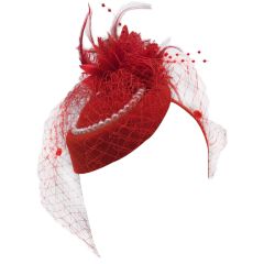 Women’s Elegant Feather & Net Fascinator (6Pcs)